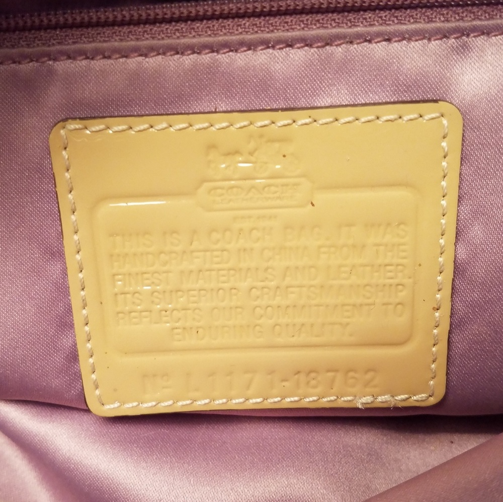 Coach Madison Maggie Signature  Snakeskin Trim Bag - Picture 4 of 8